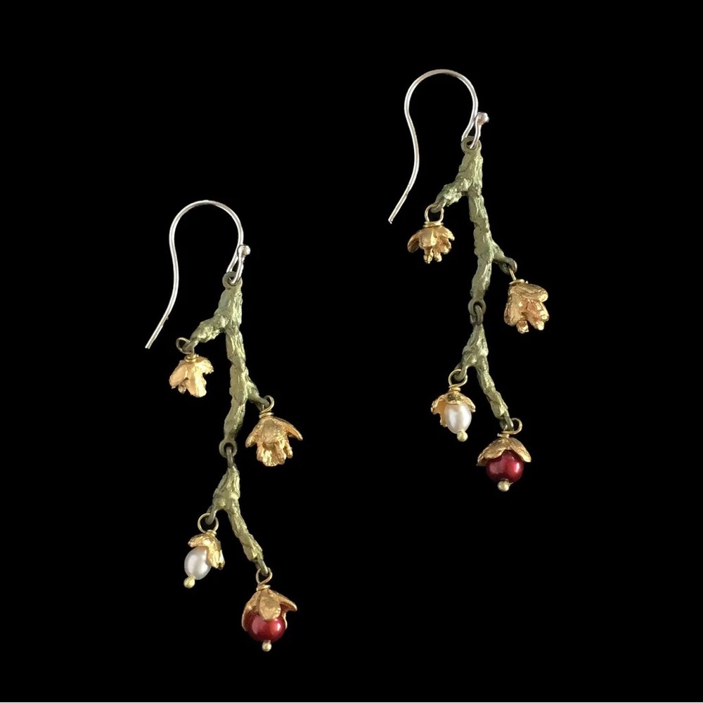 Michael Michaud Cyprus Drop Wire Earrings